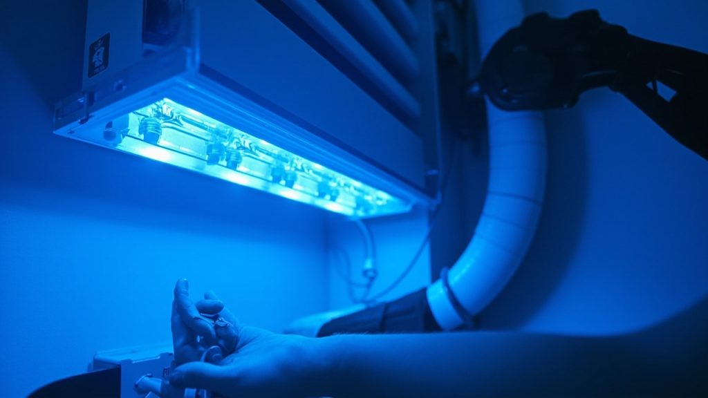 Using uv lights to stop mold growth in pacific pal